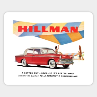 HILLMAN MINX - advert Magnet